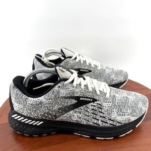 Brooks Adrenaline GTS 21 Running Shoes Sneakers White Black Grey Women 11.5